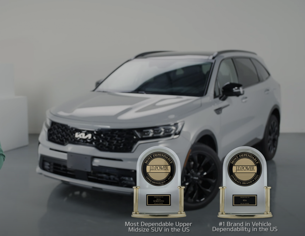 KIA Safety Awards JD Power & IIHS Geared Content Studios